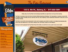 Tablet Screenshot of patiorestaurant.net